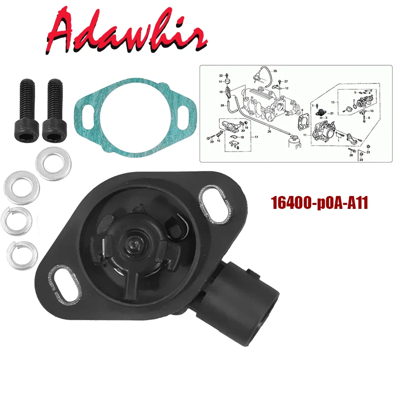 16400P06A11 Throttle Position Sensor TPS For Accord Civic CRV CRX Acura 16400P0AA50 16400-P06-A11 1988-2001 16400-p0A-A11