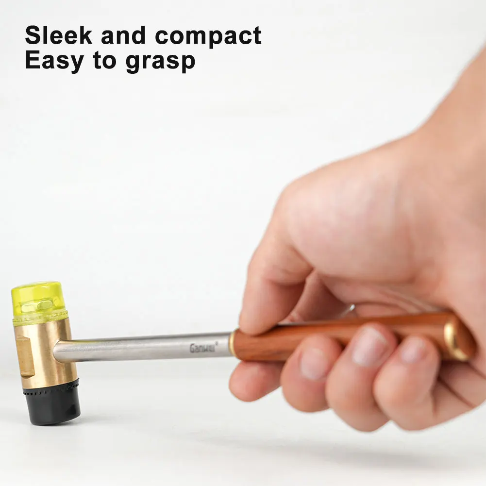 

Installation Hammer Portable Double Face Tap Hammer Replaceable Hammer Head Multifunctional Hammer Professional for Ceramic Tile