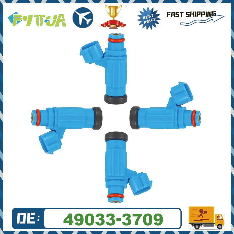 

4pcs Fuel Injector 49033-3709 49033-3707 For Kawasaki JET SKI STX-12F 03-07 STX-15F 04-19 ULTRA LX 07-22 STX 160 20-23