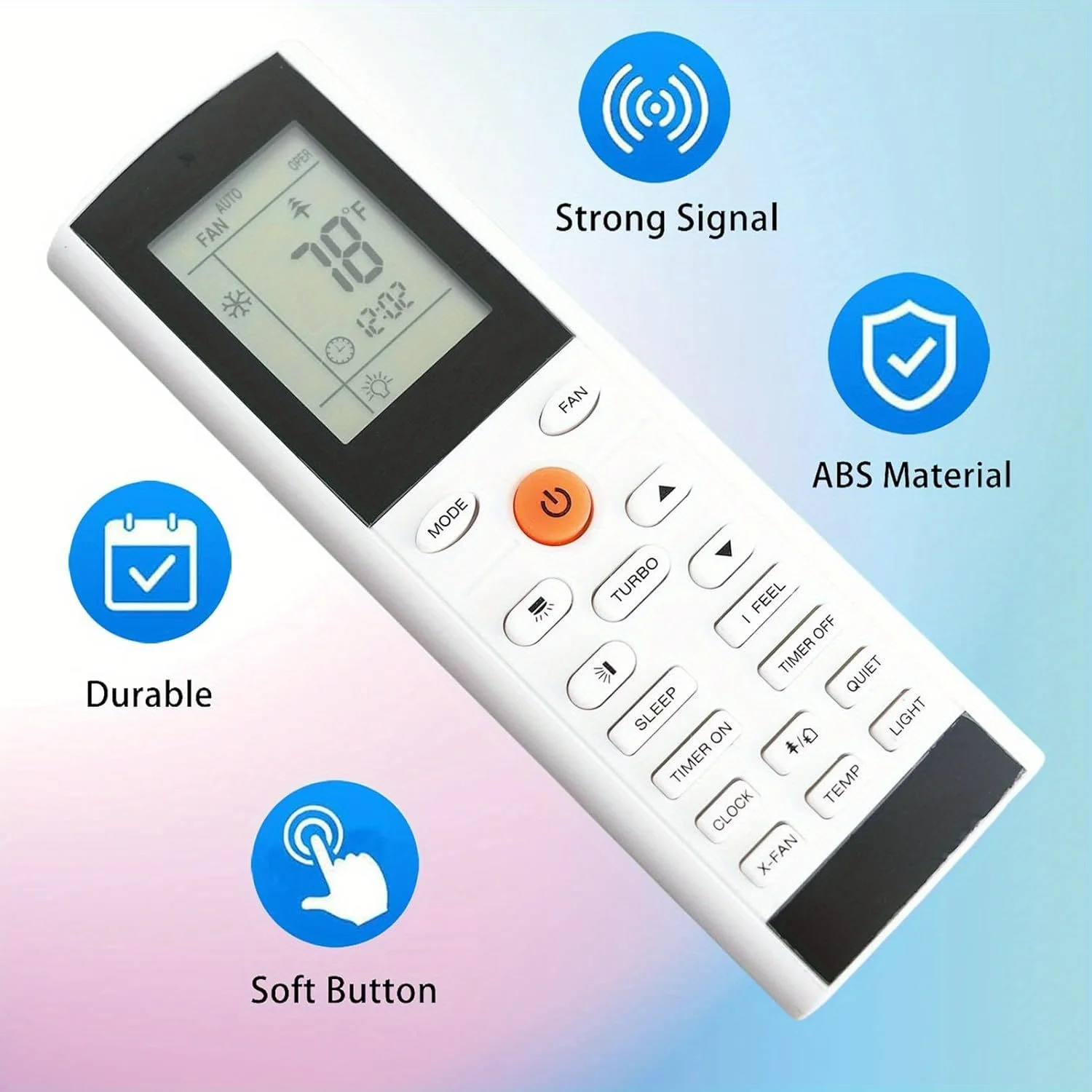 Compatível com Controles Remotos de Ar Condicionado Tadiran Electrolux Gree ZACS-07 HPF YACIFB YAC1FB YAC1FB6 YAC1FB9