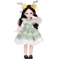 1/6 Bjd 인형 교체 스커트 한푸 공주 세트, 어린이 소녀 장난감 선물, 인형 없음, 30cm