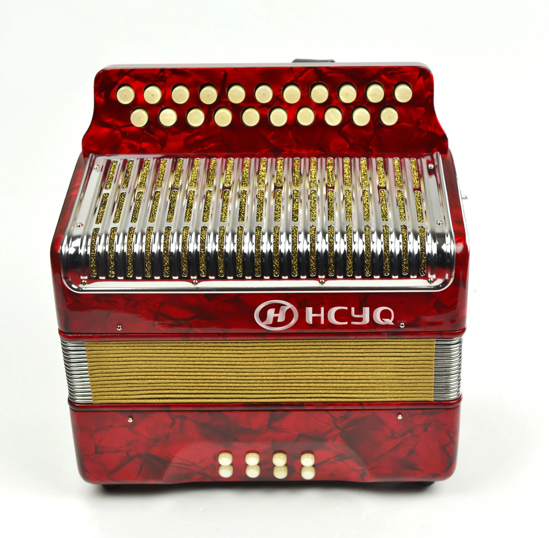 

Hooqu High Quality Diatonic Accordion 21 Keys 8 Bass Buttons Accordion Wholesale