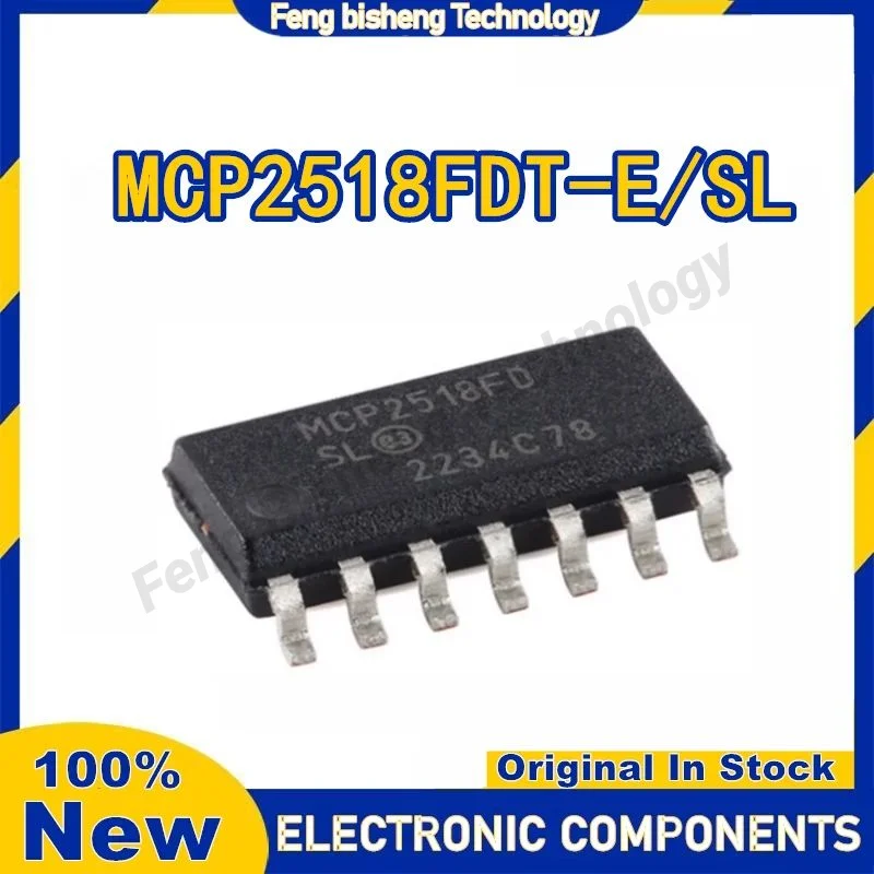 

5PCS/LOT MCP2518FDT-E/SL MCP2518FD MCP2518 2518 SOP-14 100% New Original In Stock