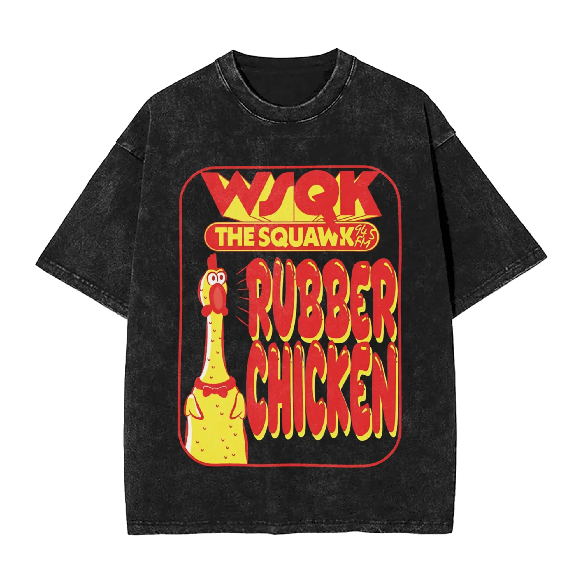 WSQK RUBBER CHICKEN FULL T Shirt  Fashion T-Shirts Short Sleeve Y2K Basic Tshirt Summer Cotton O-Neck Oversized Tees