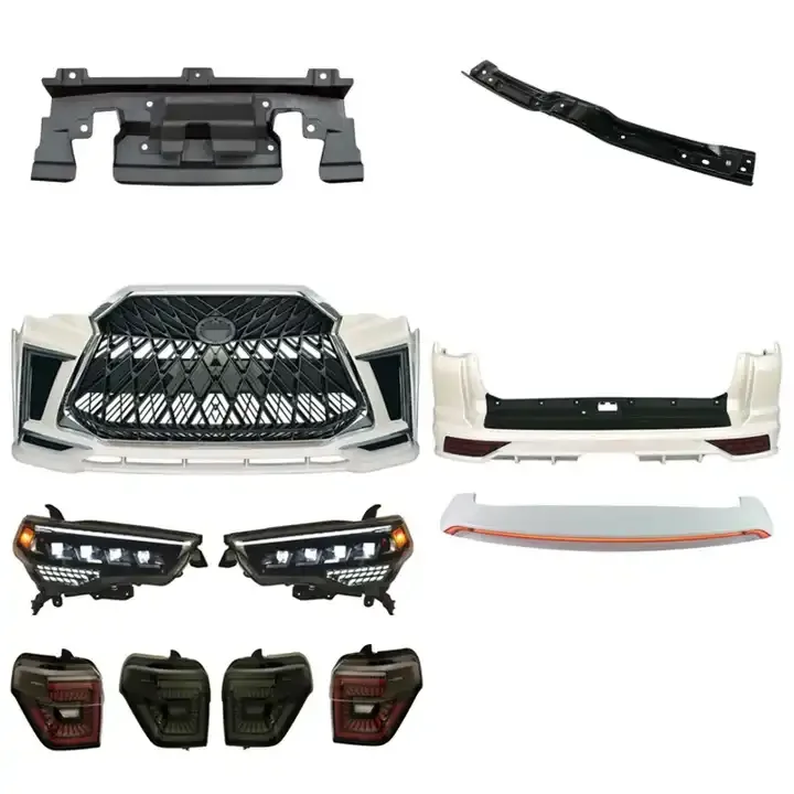 

High quality upgrade front rear bumper body kit bodykit for toyota 4runner 2012 2014 2020