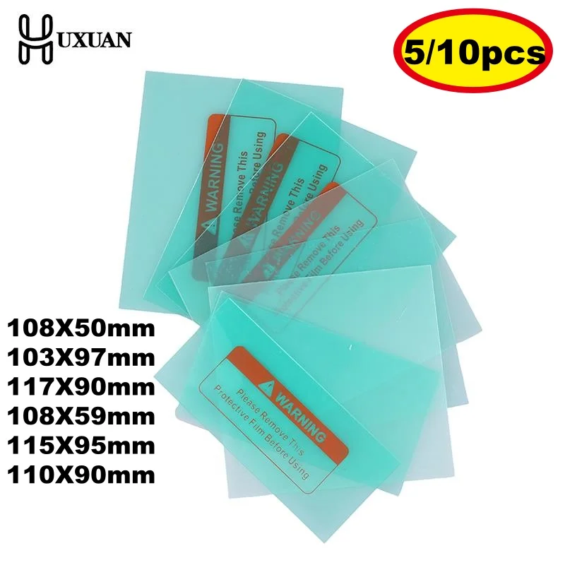 5/10pcs Spare Welding Shield Cover Lens Protector Plate For Welding Helmet Mask