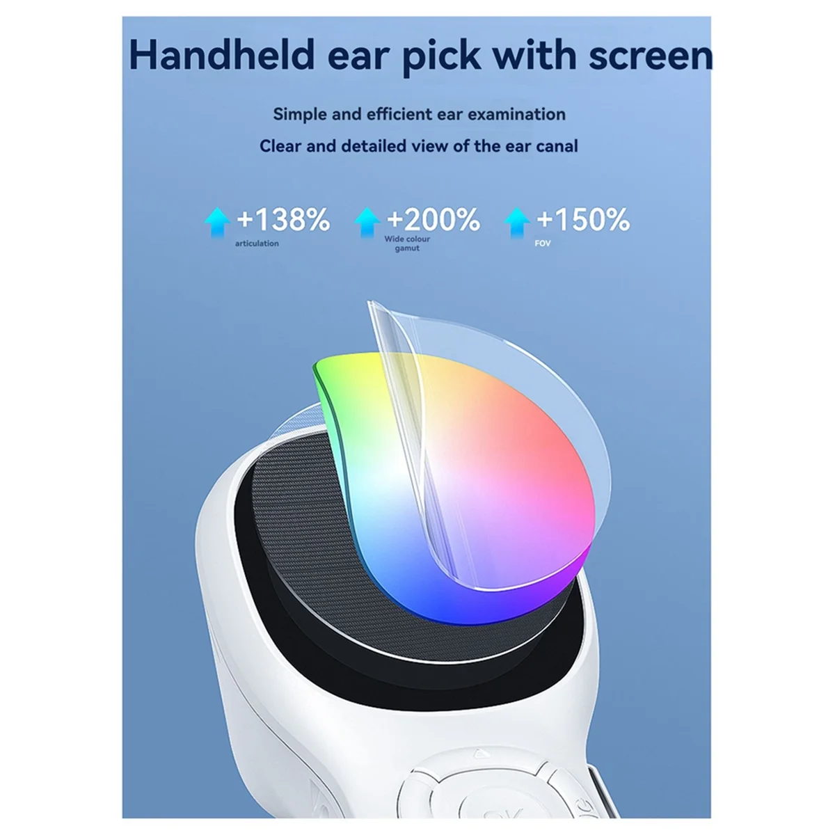 Neues SA160 Digitales Otoskop 1,45 Zoll IPS 720p HD Intelligente visuelle Ohrkamera, Otoskopkamera, Werkzeug zum Entfernen von Ohrenschmalz