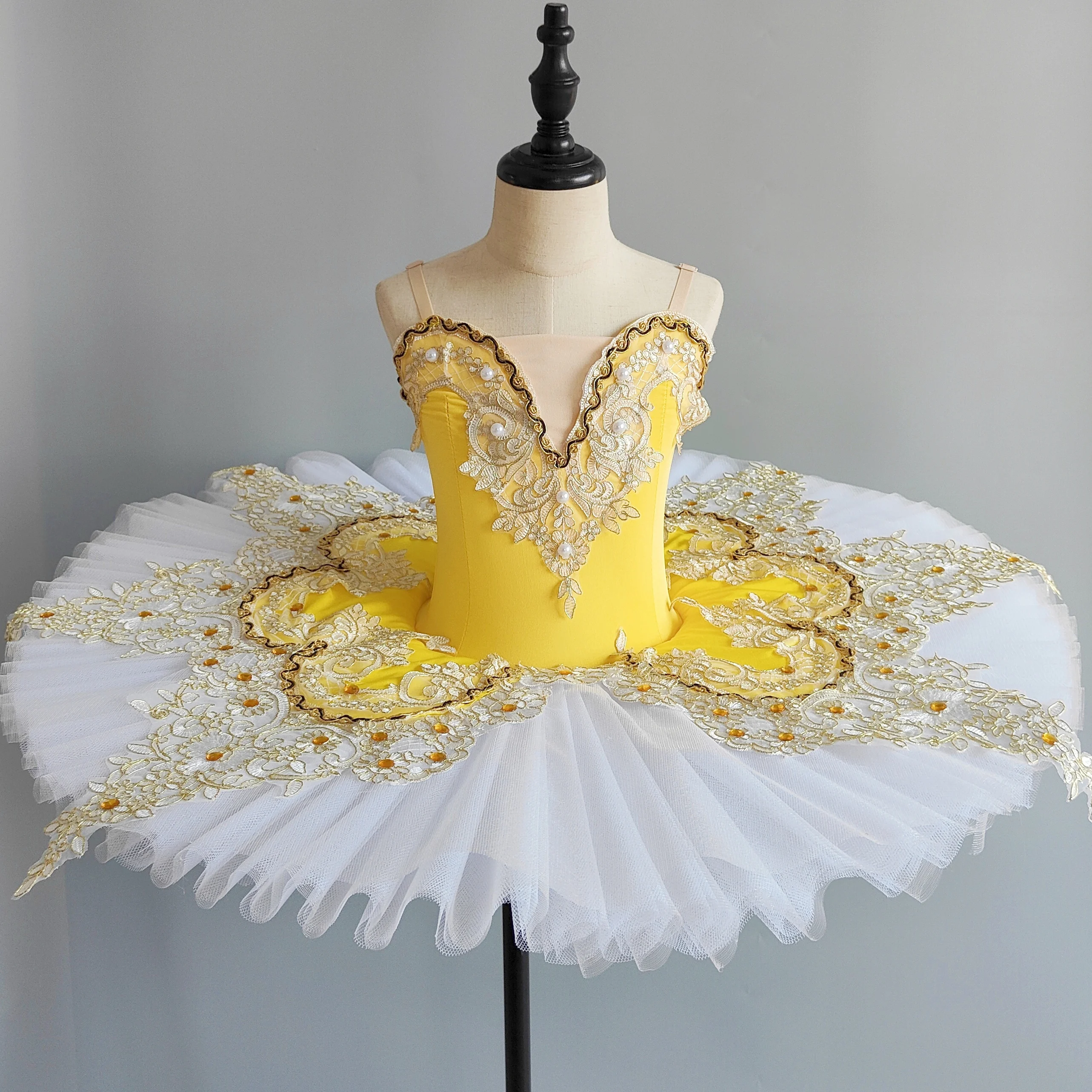 New Professional Ballet Tutu Girls Platter Pancake Tutu Ballerina Party Dress Adult Women Child Kids Ballet Dance Costume