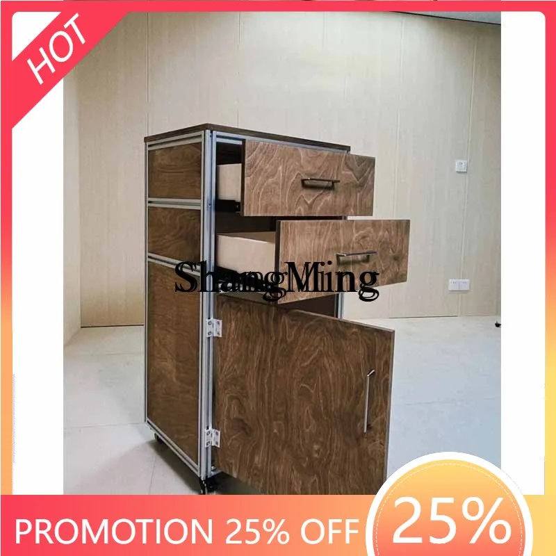 

SM new modern simple living room seam edge a few small apartment bedroom bedside wall storage cabinet