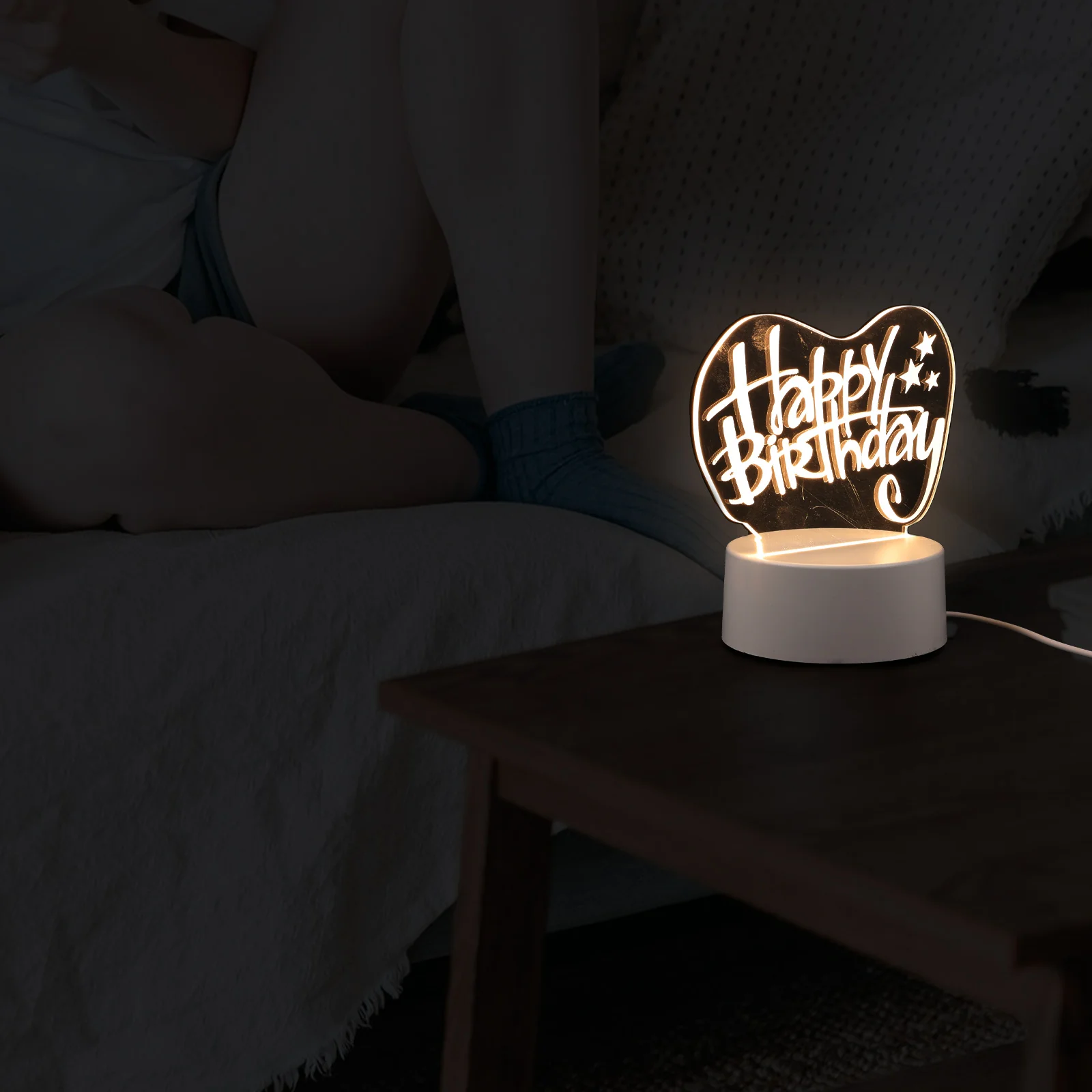 

3D Night Light Creative Light Decorative Bedroom Living Room Baby Room Gifts Christmas Holiday Birthday