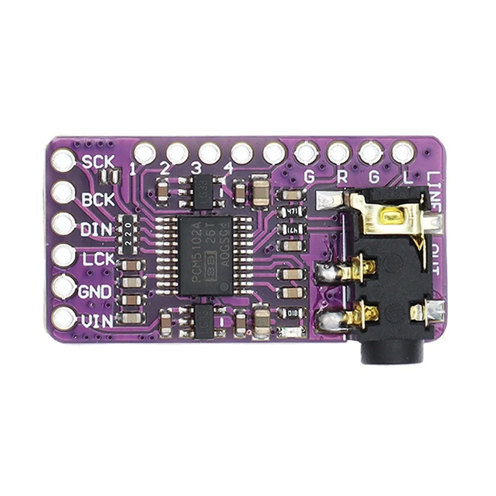 ABGN I2S PCM5102A Decoder -PCM5102 I2S Player Module for Format Board Digital PCM5102 Audio Board