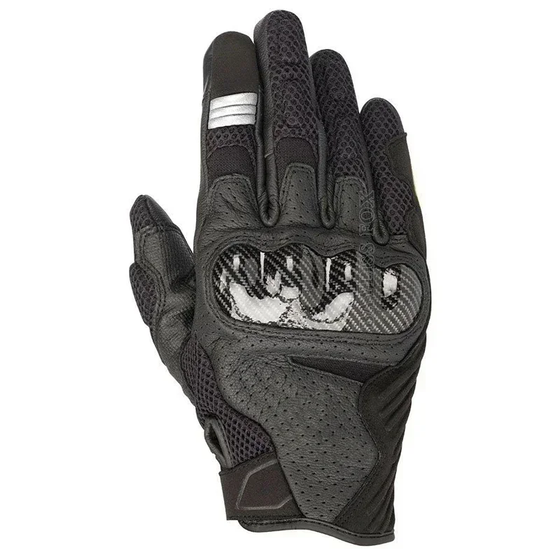 Motos Gp Alpine Racing Gloves Air V2 Vented Leather Drop Resistance Touch Screen Carbon Fibre Guantes Luvas