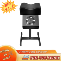 Pedicure Nail Chair Height Adjustable Black Foot Spa Stable Massage Chair 10kg Capacity for Salons Commercial Use EU Plug