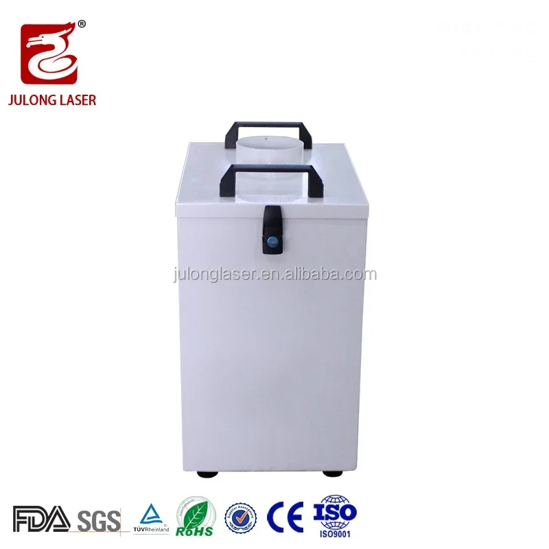 Julong Factory Make Low Noise Design and Easy Maintenance Portable Fume Extractor& Welding Smoke Purifier for laser machine