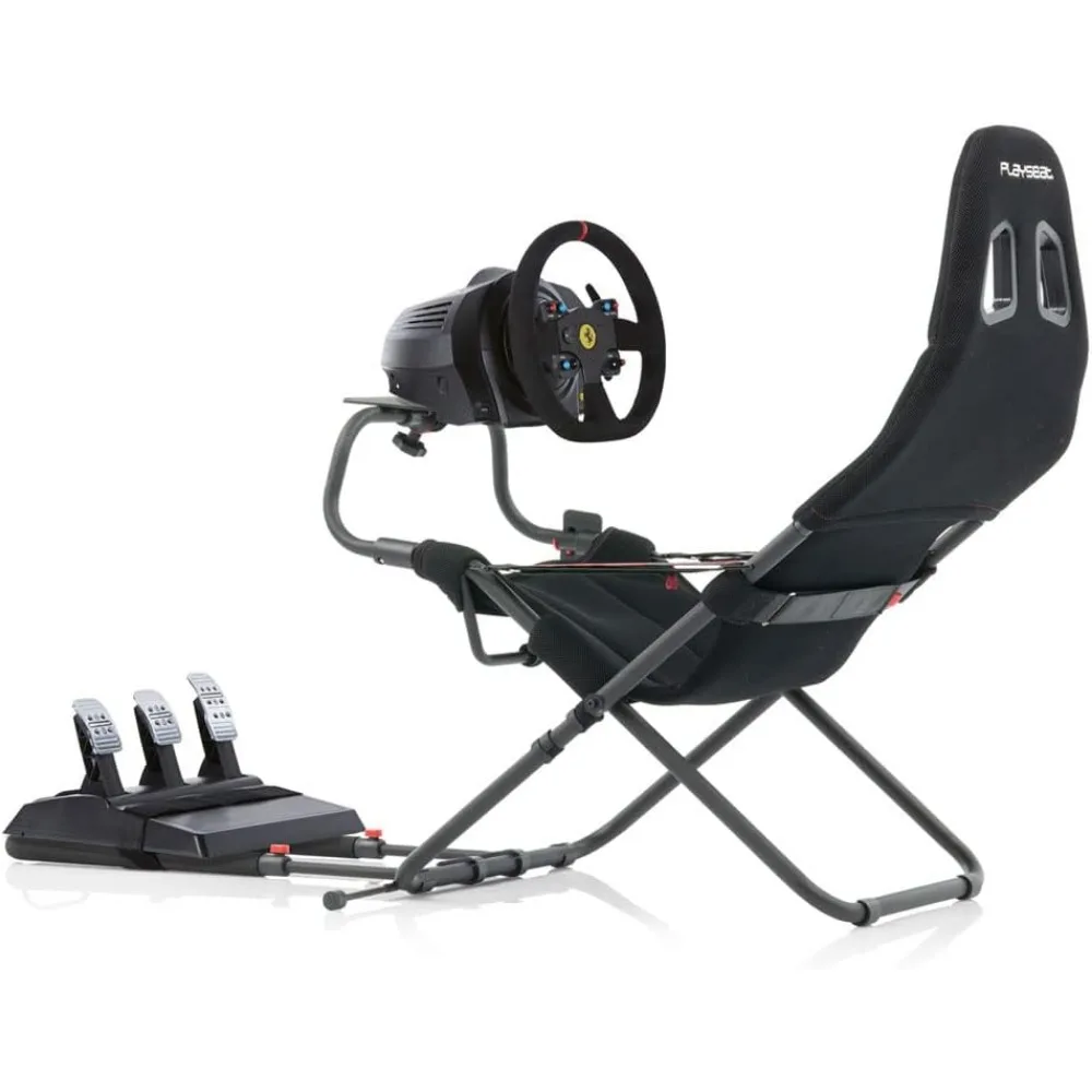 Cockpit simulateur Challenge Racing, pliable et réglable, pour course Sim haute performance, supporte tous les volants