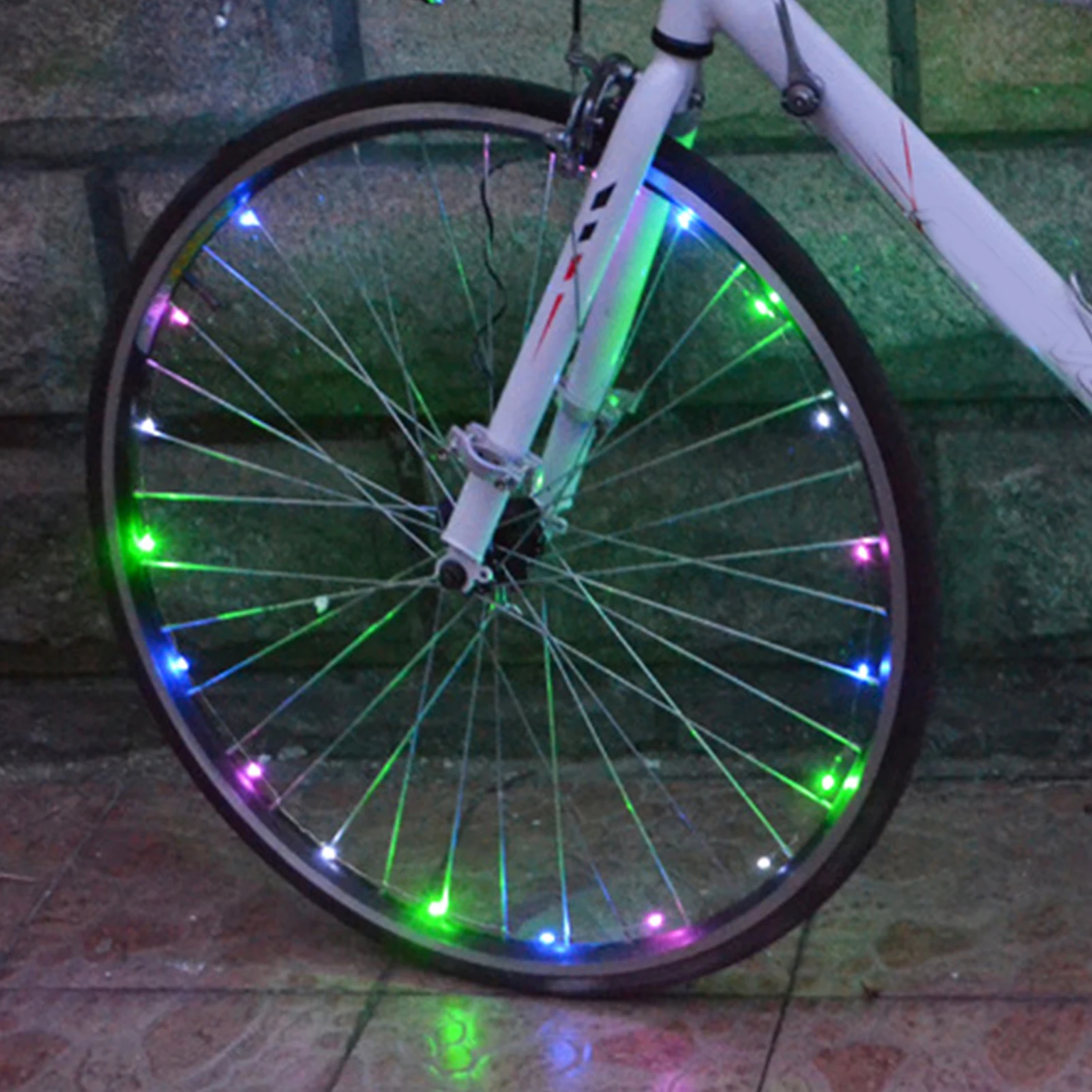 Bike Wheel String Lights Universal Bike Wheel Strip Lamp Bike Accessories