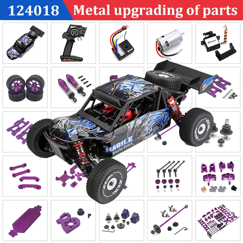 Upgrade Metal Steering Assembly for WLtoys 144010 144001 144002 124016 127017 124018 124019 LC 1/14 RC Car Parts Car Accessories