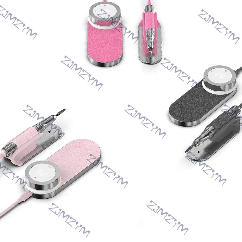 Przenośna frezarka do paznokci 4. generacji, 30000 obr./min, elektryczna polerka do paznokci do salonów kosmetycznych