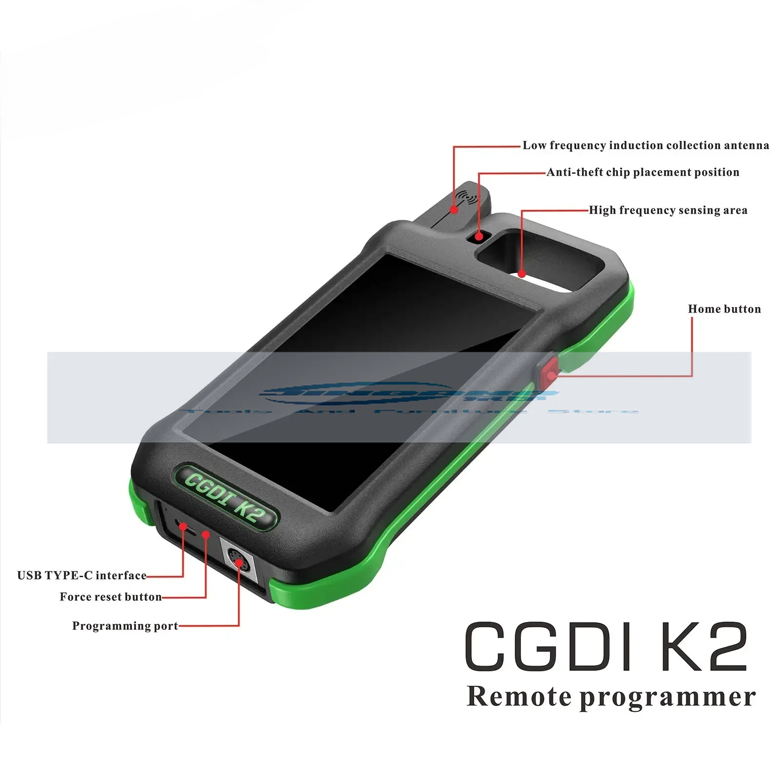 واي فاي CGDI K2 المهنية متعددة الوظائف الذكية قفال مفتاح أداة مولد عن بعد دعم 96Bit ID48 نسخة