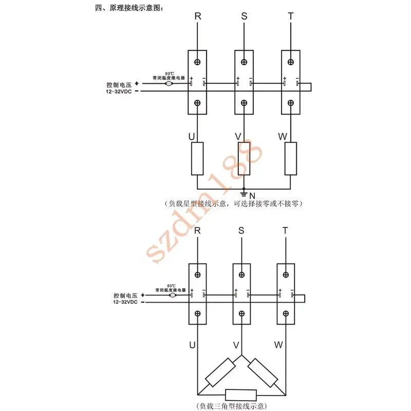 Gouden Driefasige Solid-State Relais Complete Machine Sam40120d * 3 W5-120