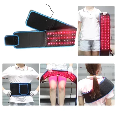 

Belt Led Fat Wrap 660Nm 850Nm Near Infrared Red Light Therapy Device Waist Heat Pad Full Body