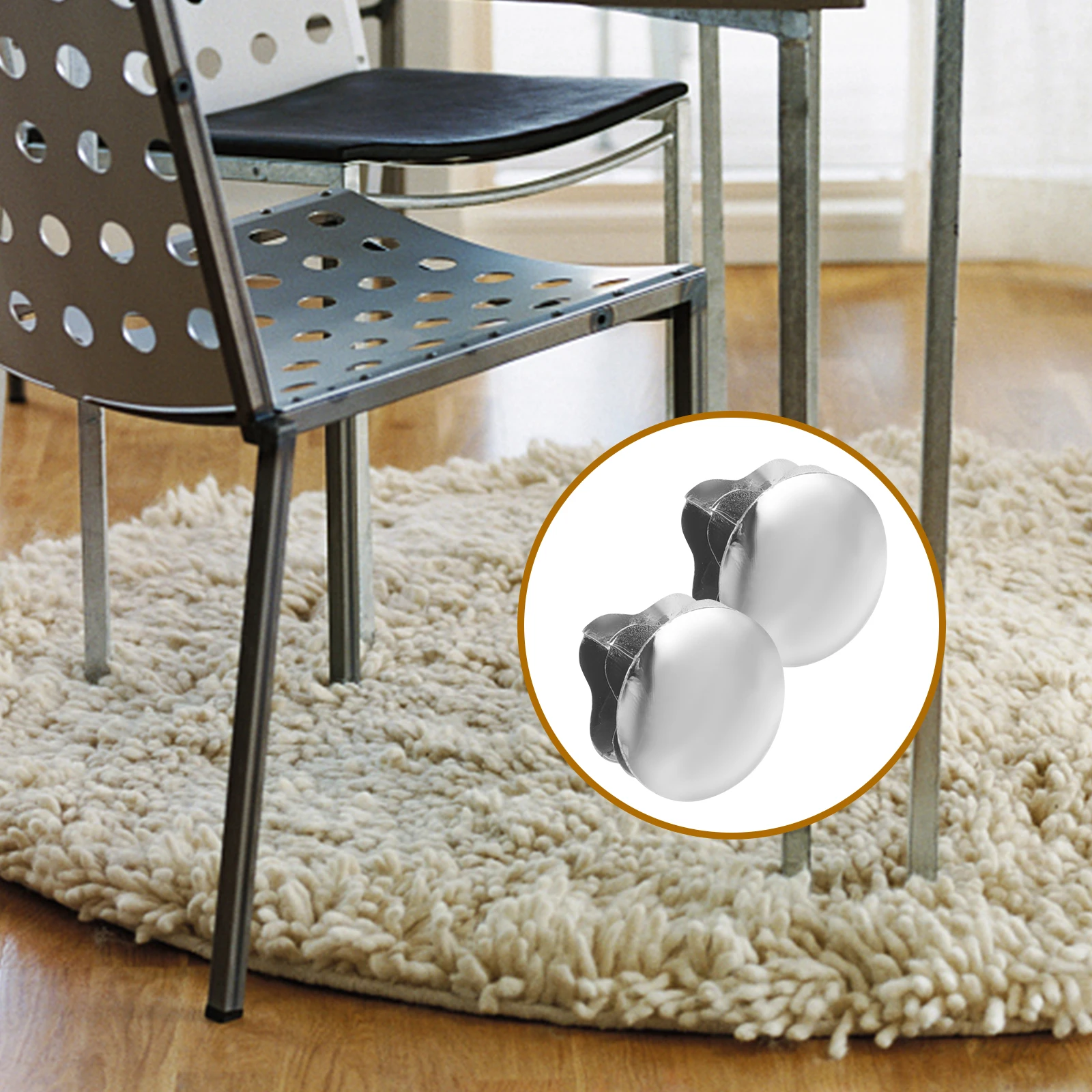 

20Pcs Electroplated Plastic Hole Plugs Tubing End Caps Plastic Chair Leg Caps Furniture Hole Covers Wood Plugs