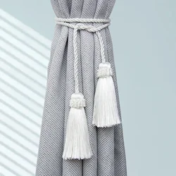 1Pc Golden Tassels Curtain Clamp Tieback Home Decoration Modern Holder Curtains Tie Back Room Accessories Tiebacks for Bedroom