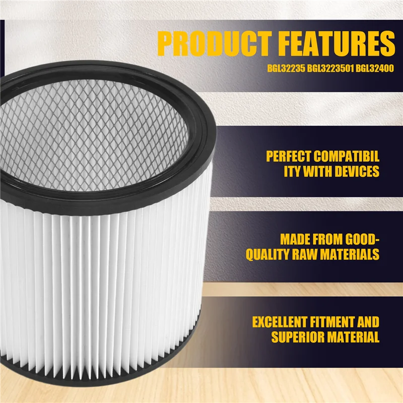 

High Quality-Replacement Filter For Shop-Vac 90350 90304 90333 Replacement Fits Most Wet Dry Vacuum Cleaners 5 Gallon And Above,