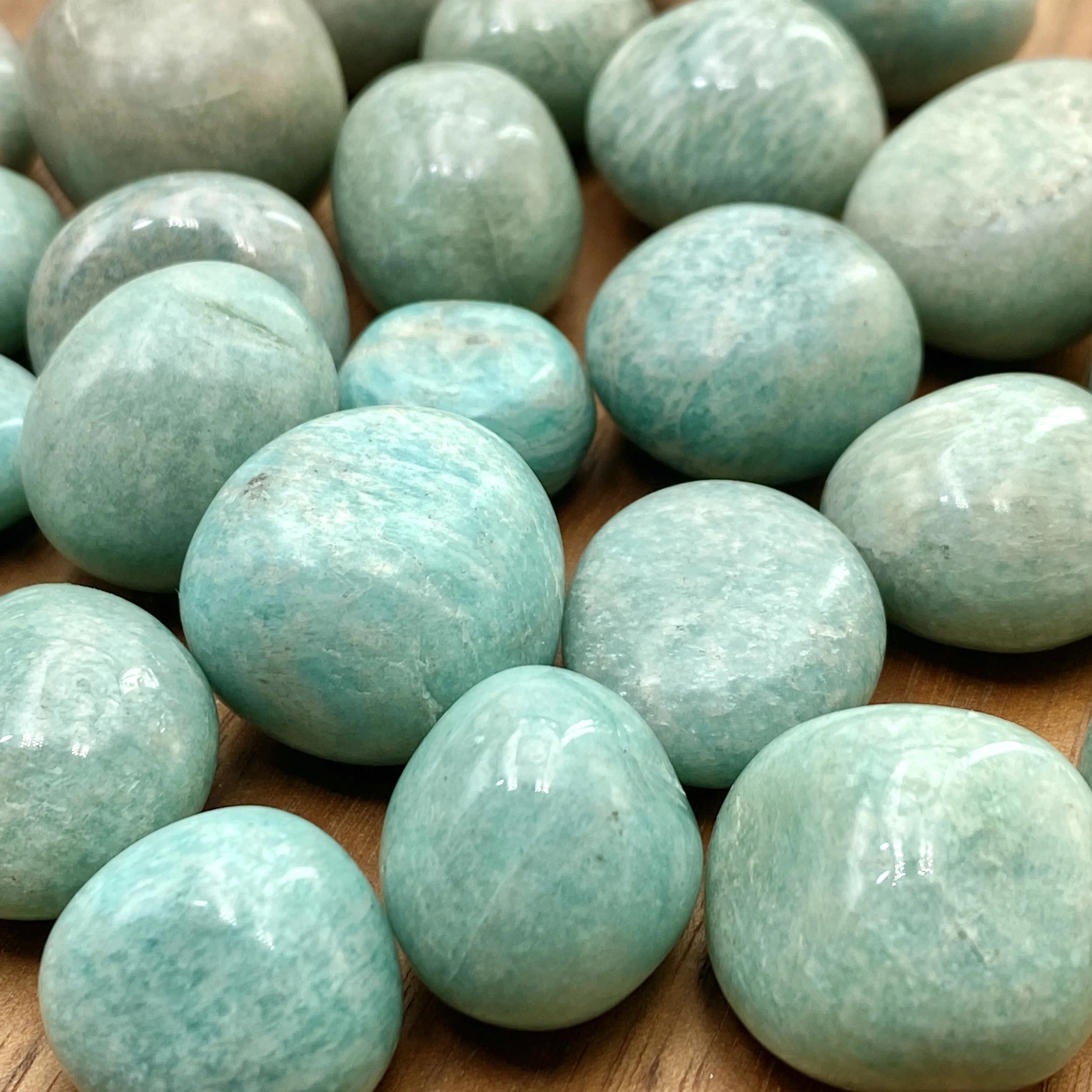 Random 5PCS High Quality Amazonite Tumbles Decoration Natural Crystal Raw Stone, Birthday gift, Scene decoration.