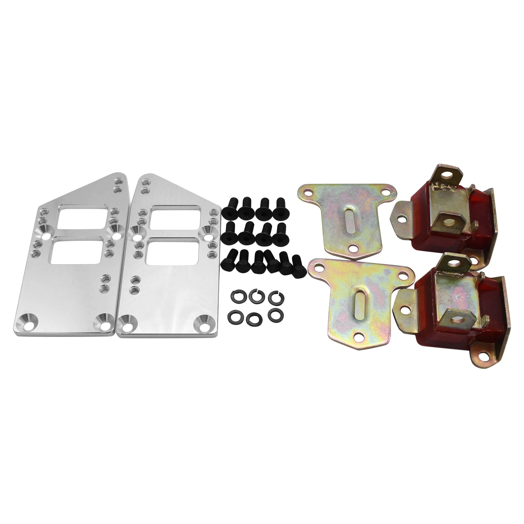 Engine Mounts Billet Aluminum Swap Kit Adapter Plates Kit LS3 LS6 for