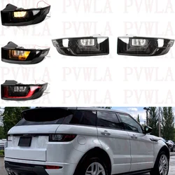 Smoke Lens Rear Tail Lamp Light With LED Bulbs LR072649 LR072648 For Land Rover Evoque 2016 2017 2018 2019