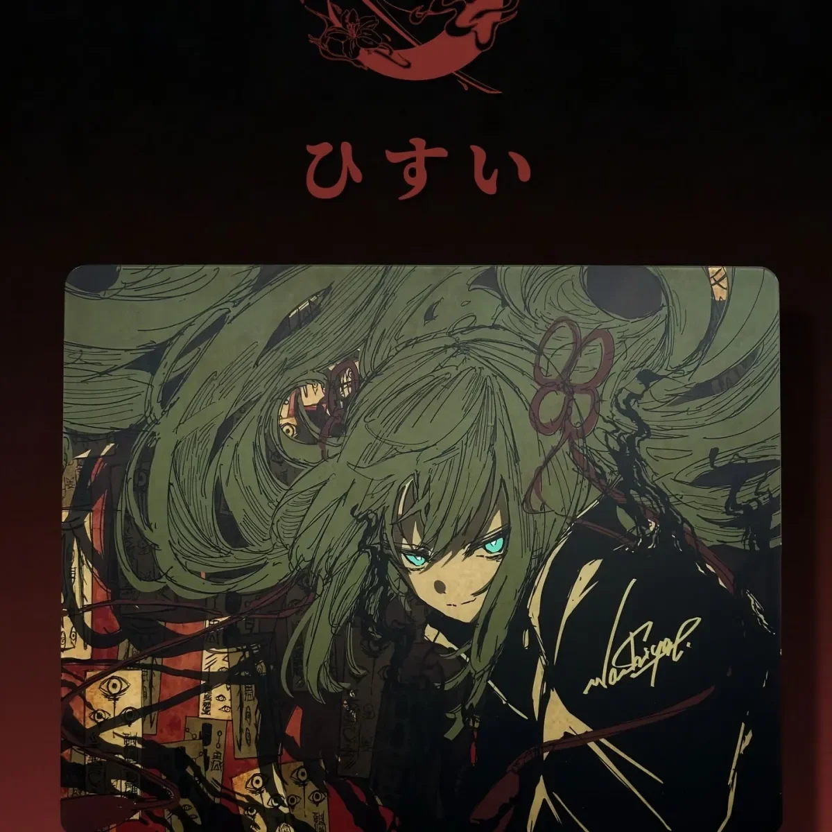 

Cool Girl Glass Mousepad Sora Game Mouse Pad Customized Pattern Tempered Smooth Gaming Desk Mat Fps Esports Office Gaming