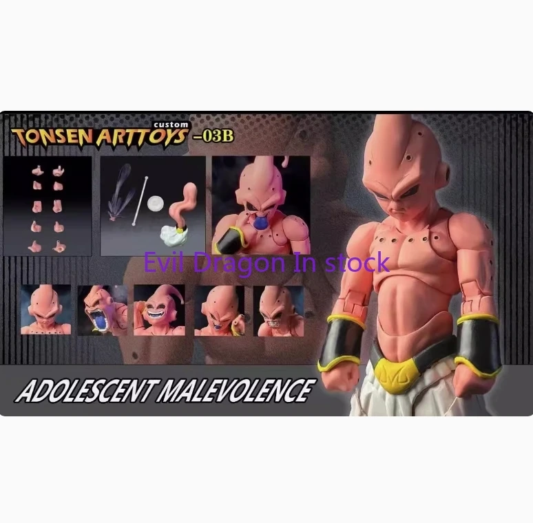 Tonsenarttoys Dragon Ball S.H.Figuarts SHF Adolescent Malevolence Majin Buu Boo Kid Anime Action Figures Toys Model Collector