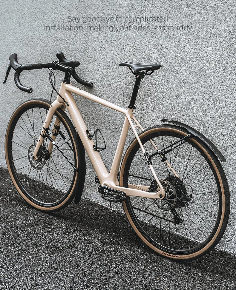 ROCKBROS Fahrrad-Schutzblech aus PP-Weichplastik, robust und widerstandsfähig, geeignet für Straßenfahrräder, Fahrradzubehör. – Detail 14