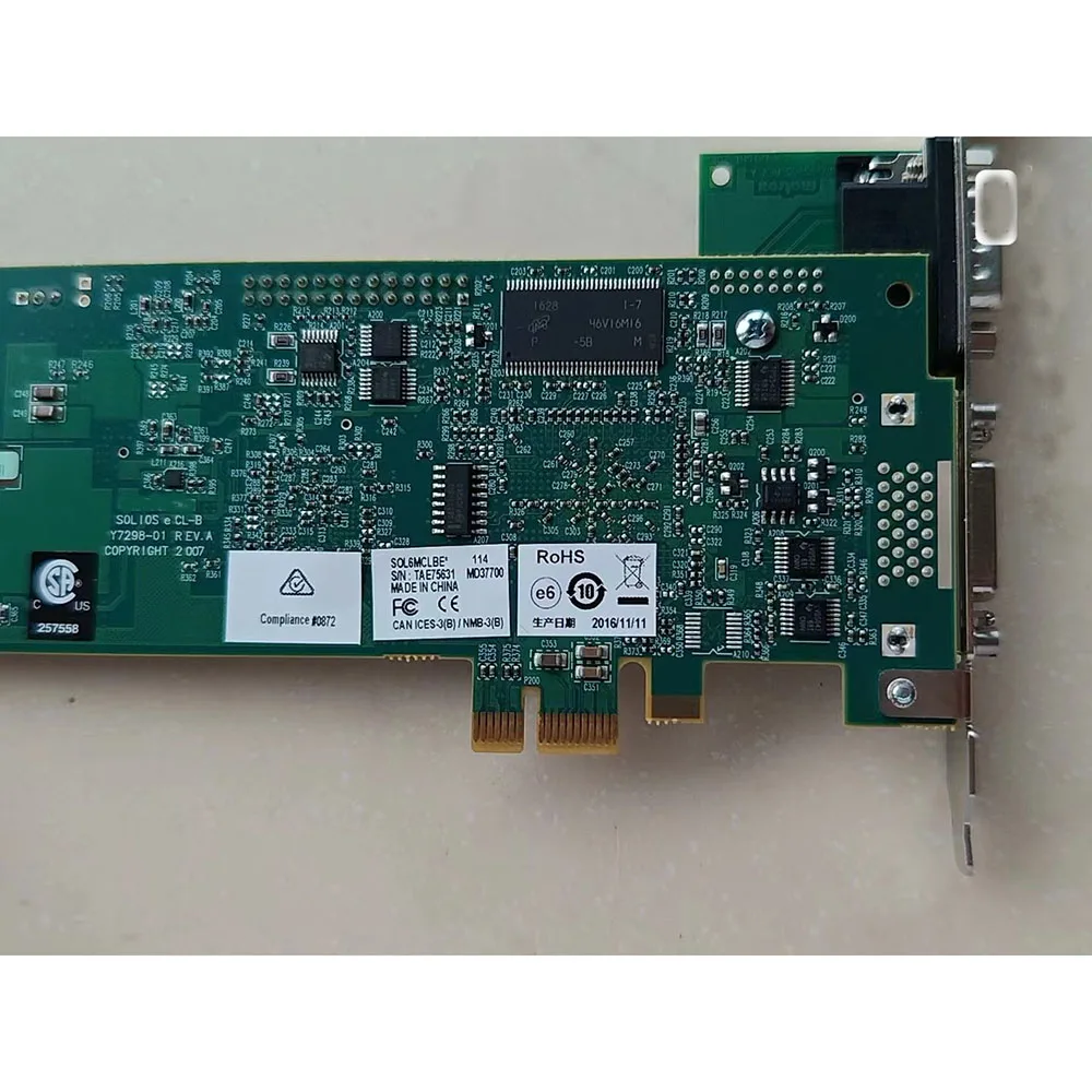 

For Matrox Industrial Acquisition Card PCIE SOL6MCLBE Y7298-01 REV.A 2007