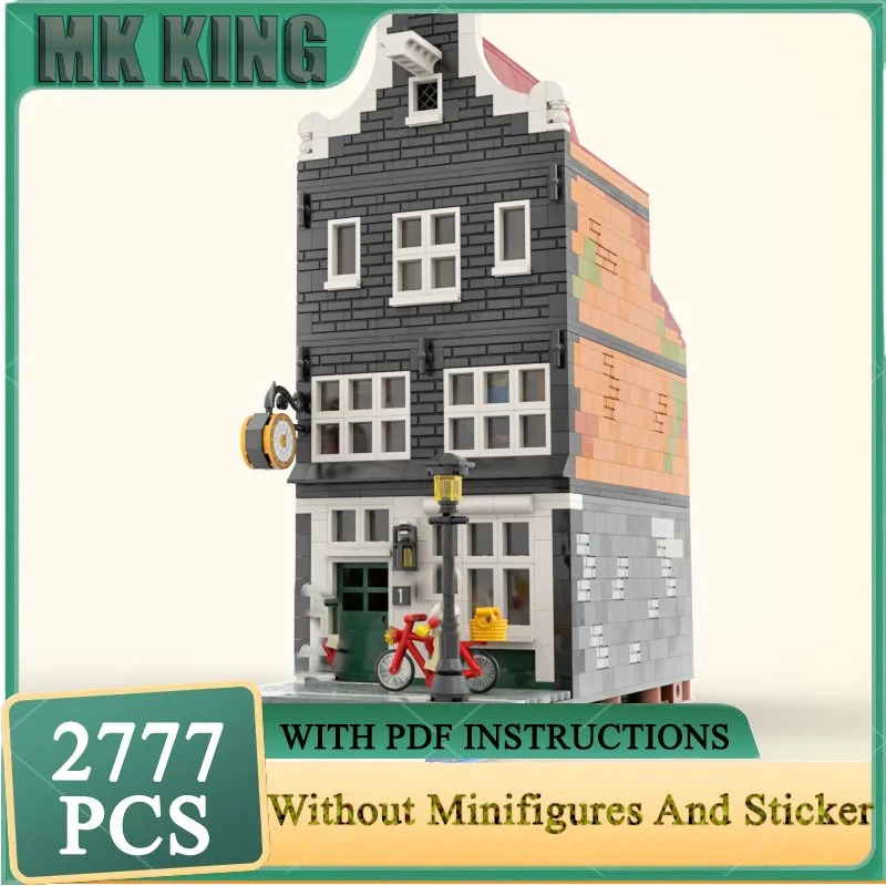 

City Street View Model Moc Building Bricks Modular Irish Pub Model Technology Blocks Christmas DIY Toy Construction Gifts