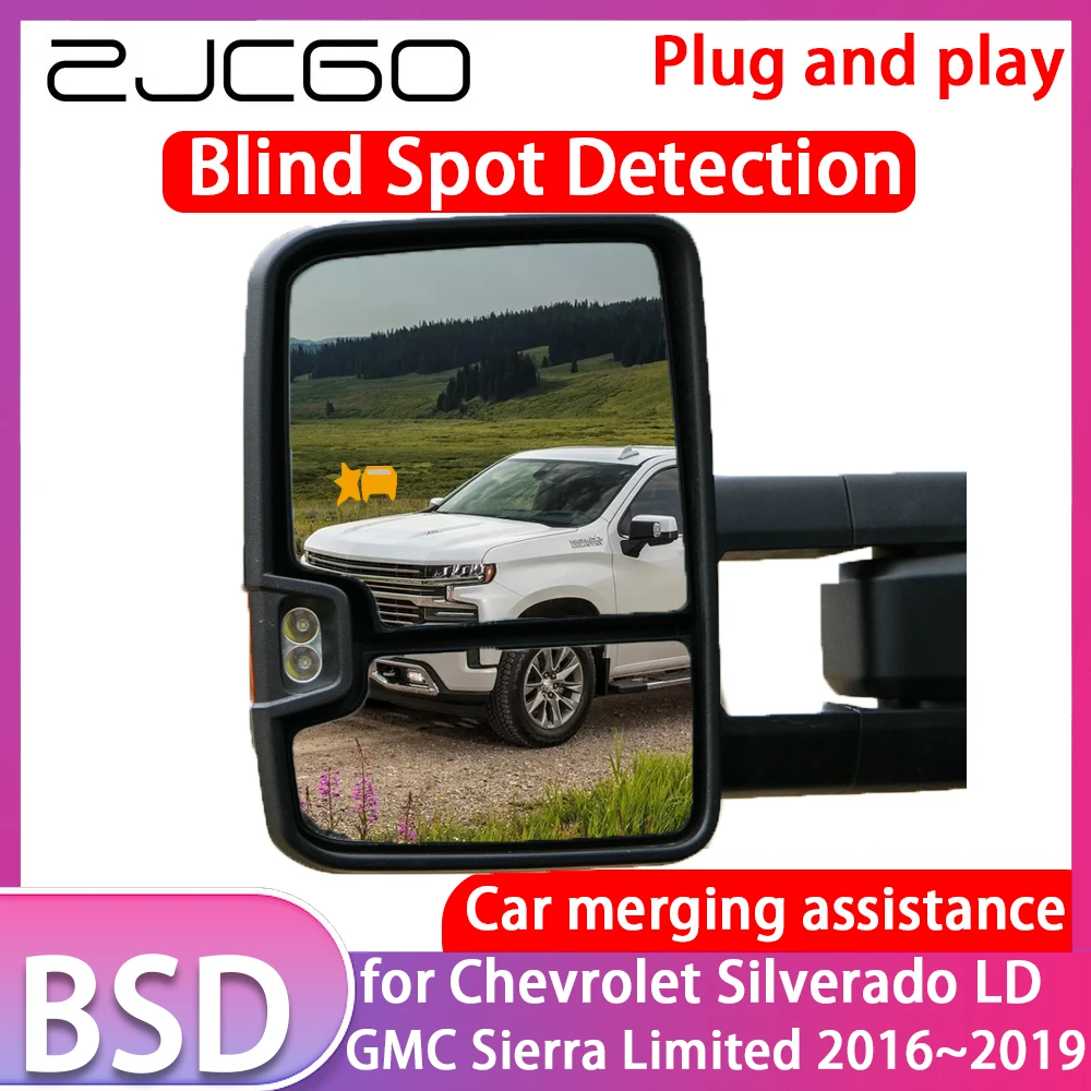 

for Chevrolet Silverado LD GMC Sierra Limited Blind Spot Detection Car BSD BSA BSM System Driving Warning Radar Alert Mirror