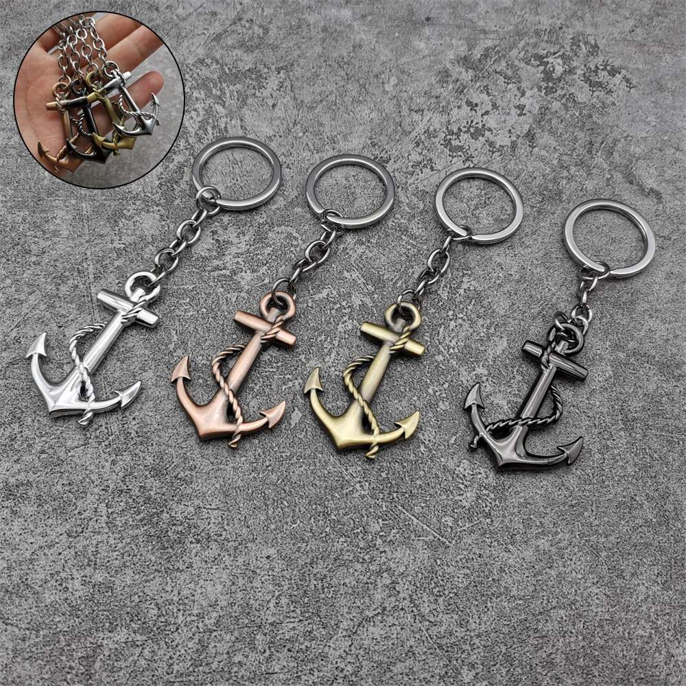 Anchor metal keychain Car Modification Keychain Key Ring Key Chain Keychain Zinc Alloy Metal Key Ring For JDM Racing Fans