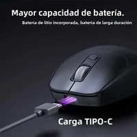 New Bluetooth 5.2 Mouse 2.4G Dual-mode Charging Wireless Gaming Mute Mouse 1600DPI for Apple Huawei Laptop