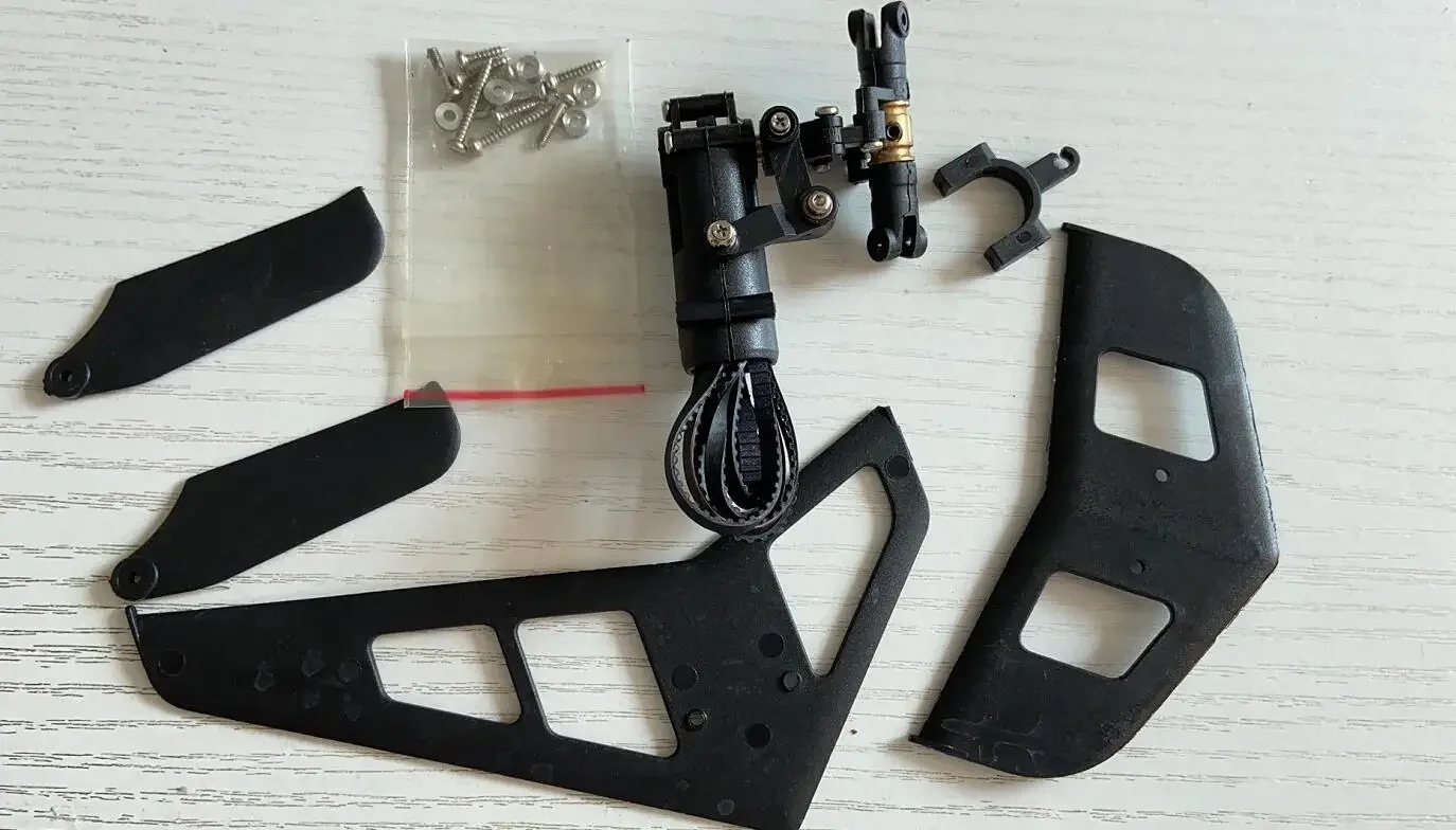 RC 450 part Flybar fiber tail Assembly +blades +Vertical horizontal For Align T-Rex tarot KDS ALZ 450 Pro V2 V3 SPORT Helicopter