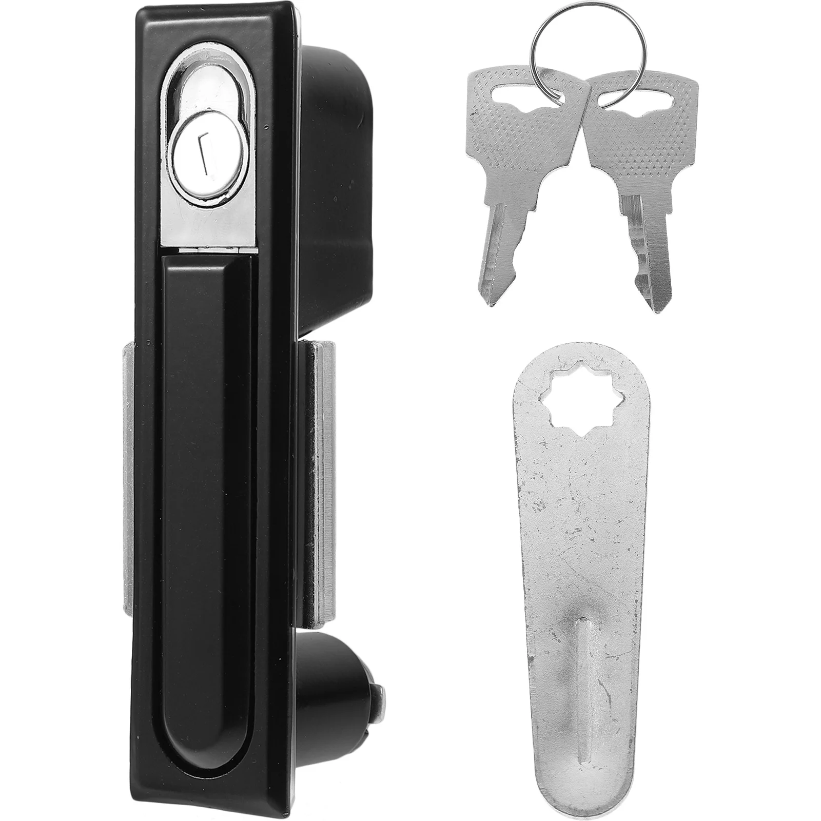 ล็อคตู้ ล็อคแบบเรียบ ทนทาน ใช้งานได้จริง ตัวล็อคเฟอร์นิเจอร์ ตู้โชว์ ตู้โทรศัพท์ ติดตั้งง่าย น้ำหนักเบา ดีไซน์สวยงาม