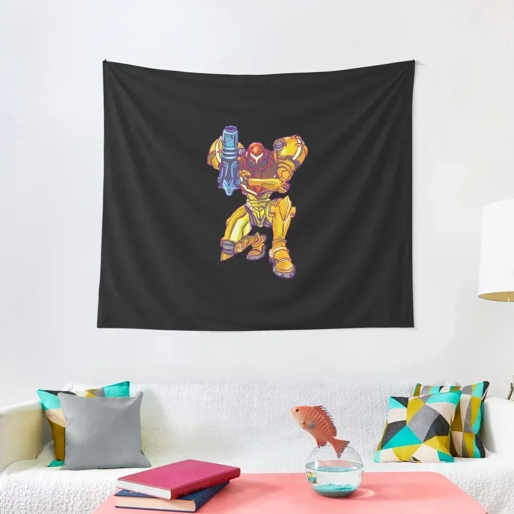 Samus Returns Samus Tapestry Decorative Wall Decorations For Room Wall Hanging Decor Tapestry