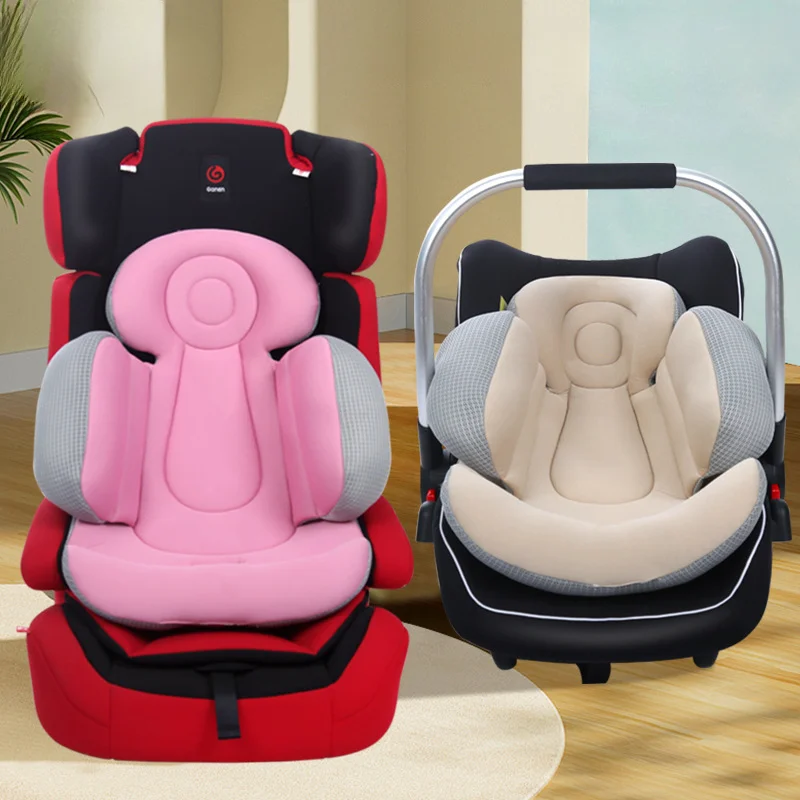 Newborn Baby Stroller Seat Cushion Safety Basket Safety Seat Inner Cushion Protective Pad Baby Cotton Waist Cushion Universal