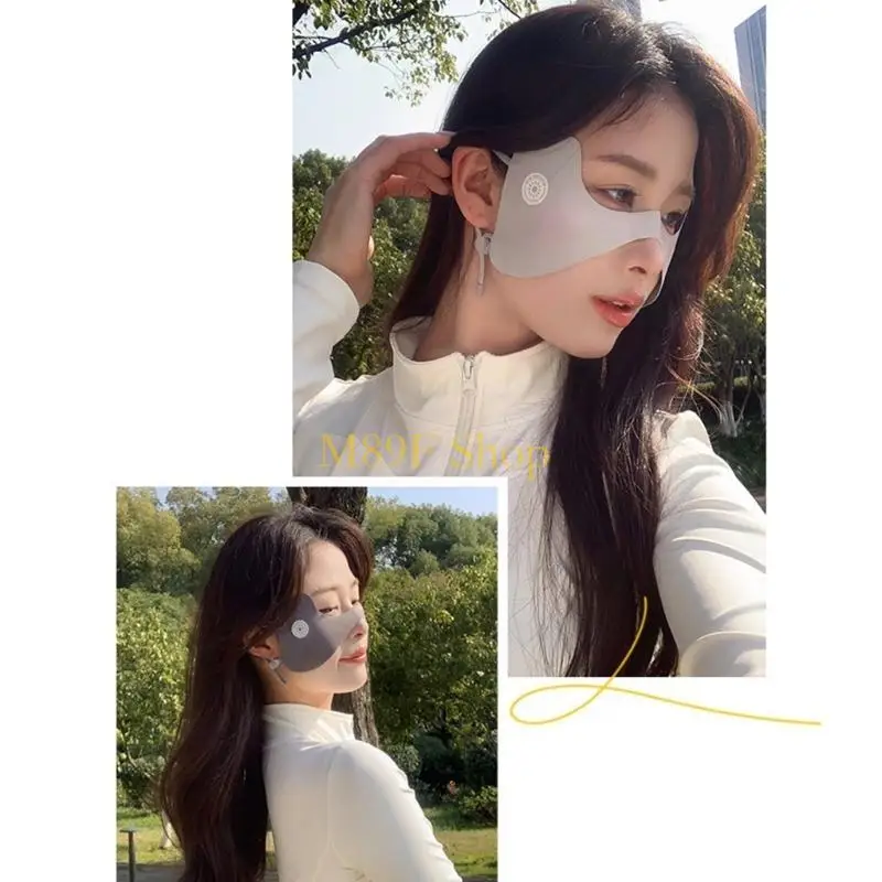 

M89F Skin Friendly Face Mask Under Eyes Golf Face Protections For Delicate Skin Breathable