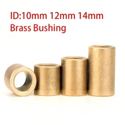 1-10Pcs Brass Bushing Guide Sleeve Precision Copper Base Bearing Shafts Inner Diameter 10mm 12mm 14mm