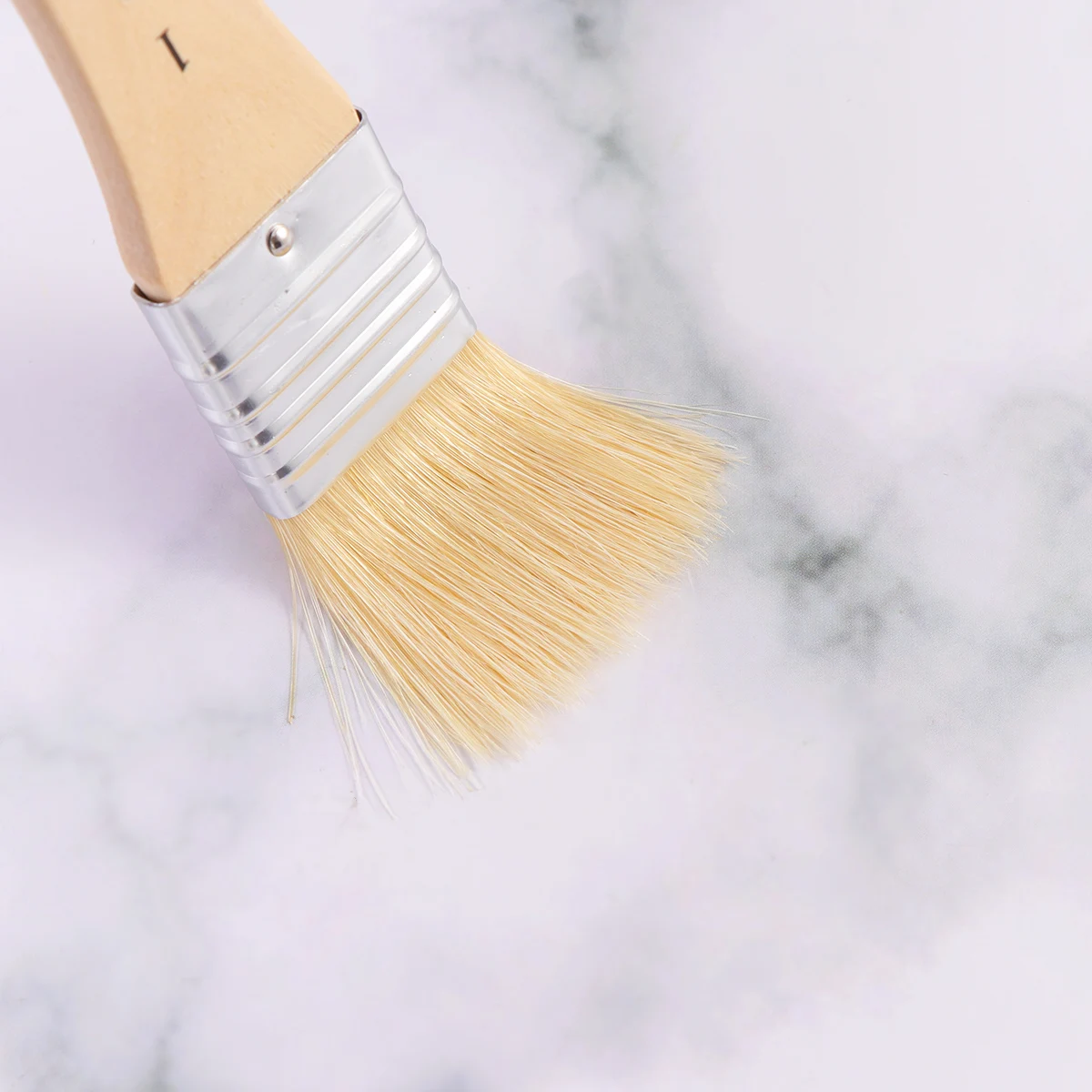 

2 pcs Oil Brush Board Set Paint Student Durable Wooden Handle Large Bristle Artist Wall Paint Brushes for Students
