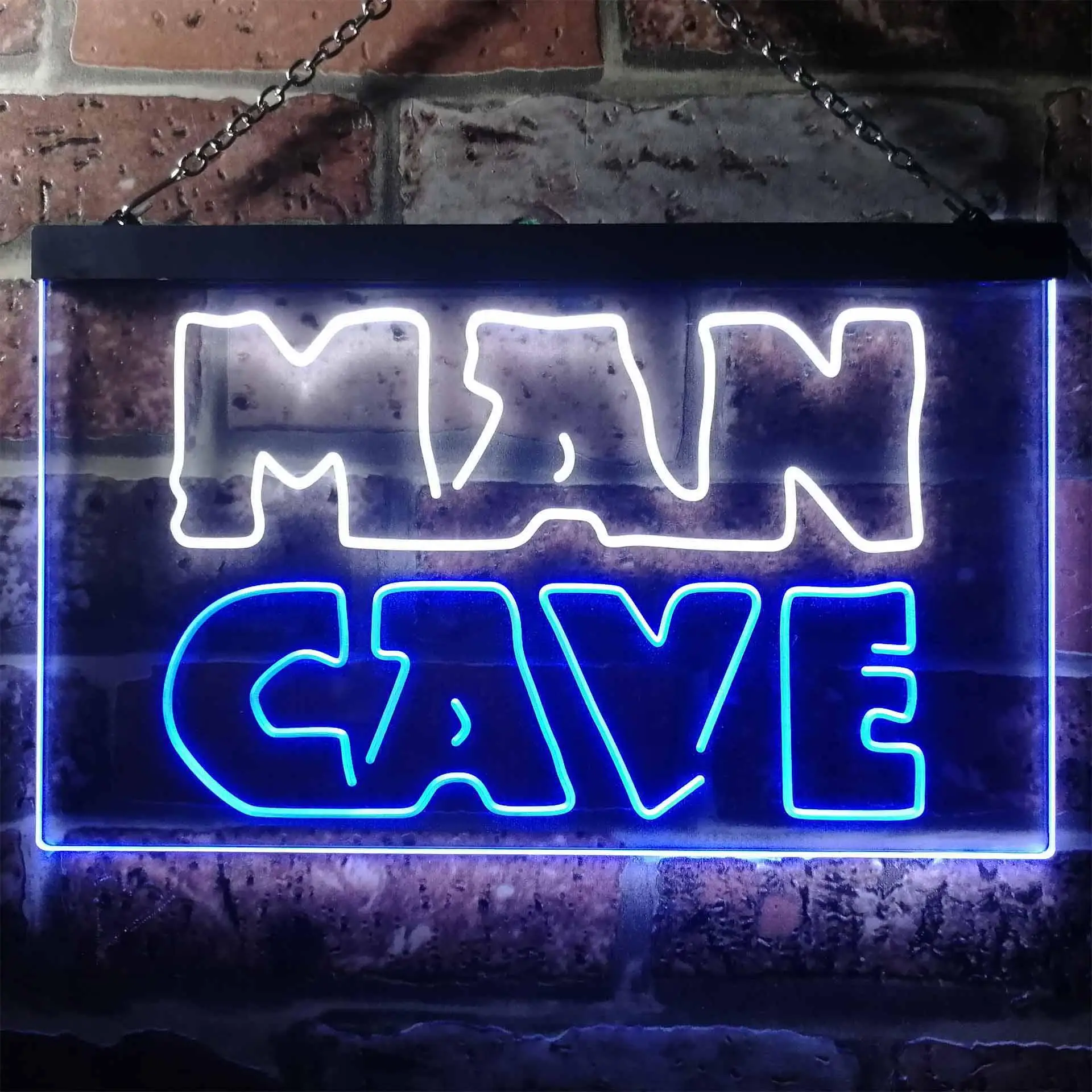 

Двухцветная светодиодная неоновая вывеска с большими буквами Man Cave st6-i3127