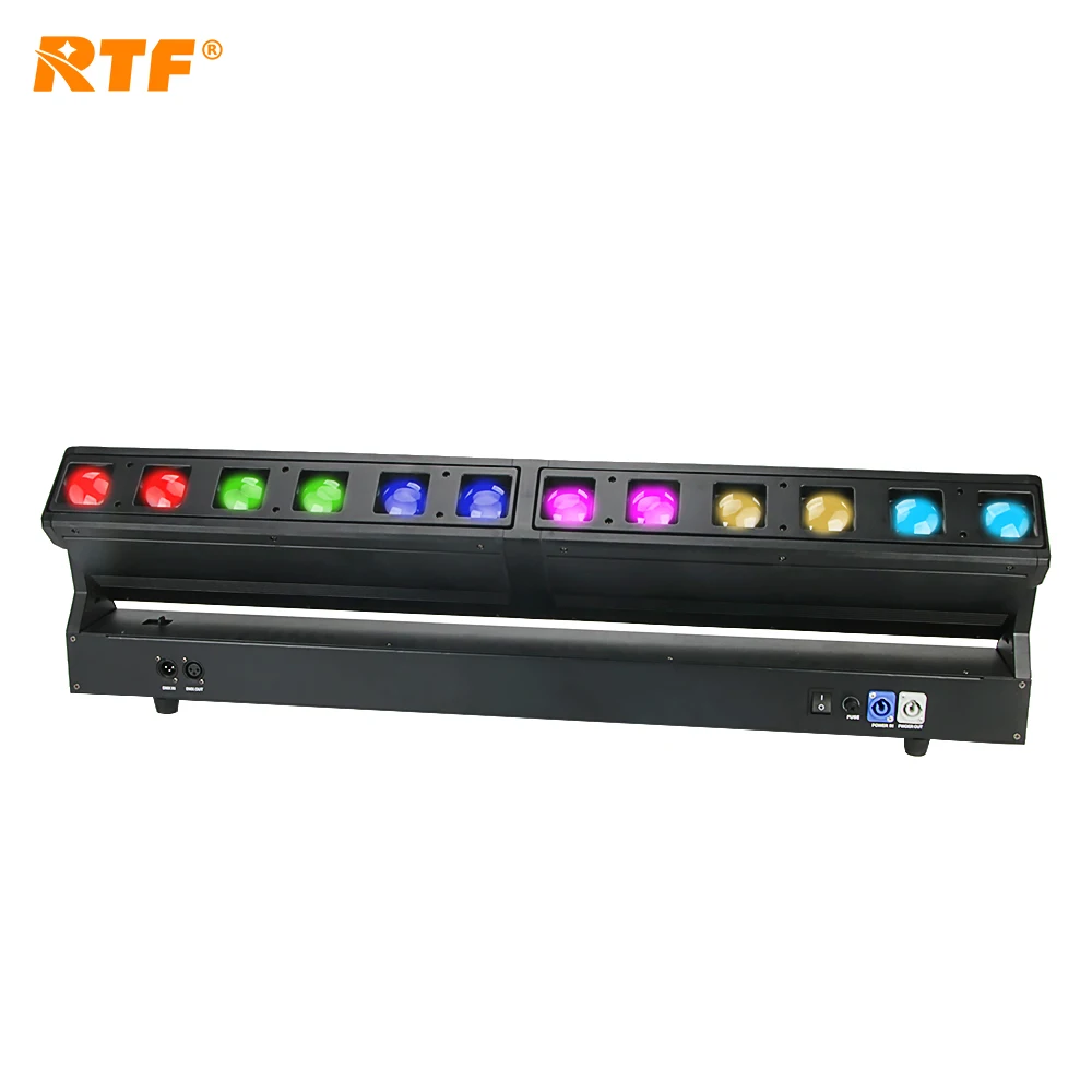 RTF lights led pixel bar 12x40w dmx 4in1 zoom led moving head stage matrix bar wash beam lights led for dj disco party lighting