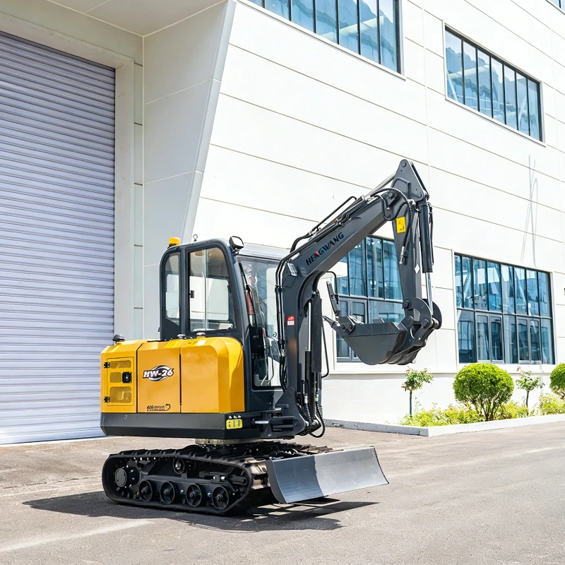 

HW-26 Mini Crawler Excavator, 2.6 Ton Hydraulic Construction Equipment, EPA Approved for Global Market Wholesale & Retail