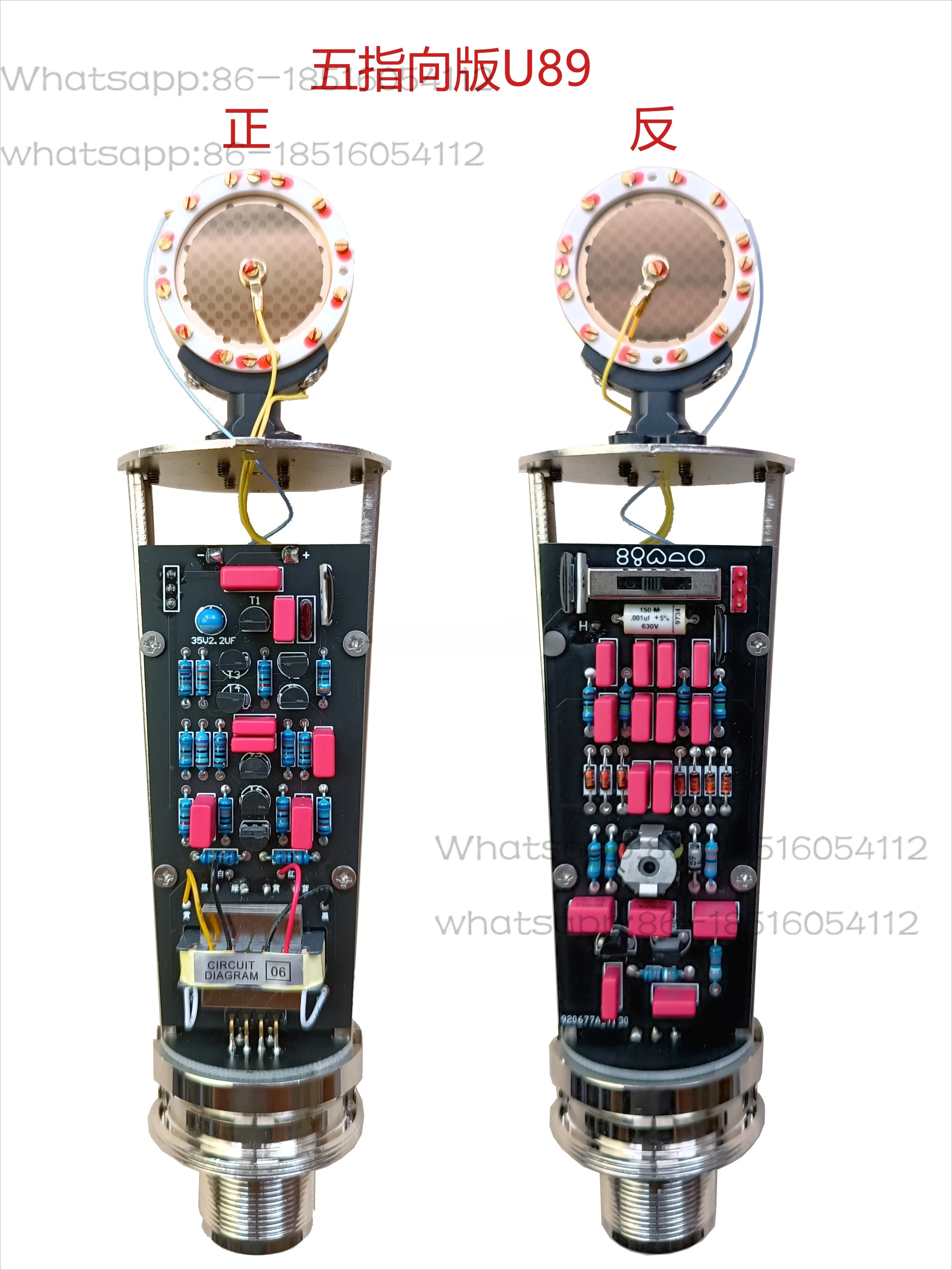 

Высококачественный конденсаторный микрофон U89 с большой диафрагмой ручной работы, прямая трансляция